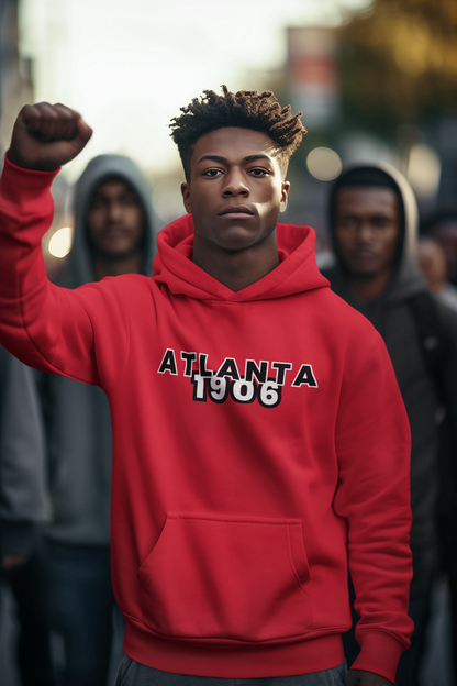 RRR Atlanta Unisex Hoodie BLACK/RED