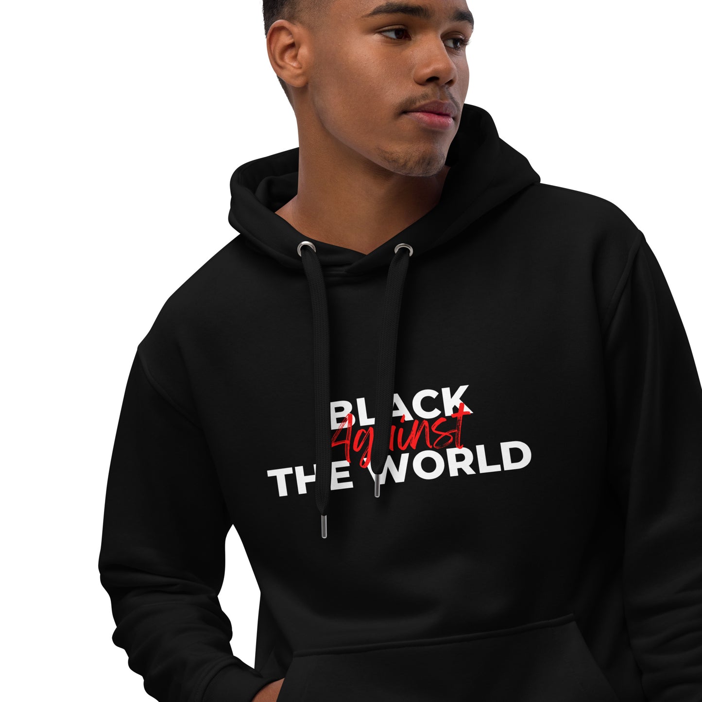 BATW Design 2 Premium Eco hoodie BLACK Unisex