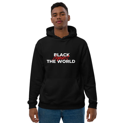 BATW Design 2 Premium Eco hoodie BLACK Unisex