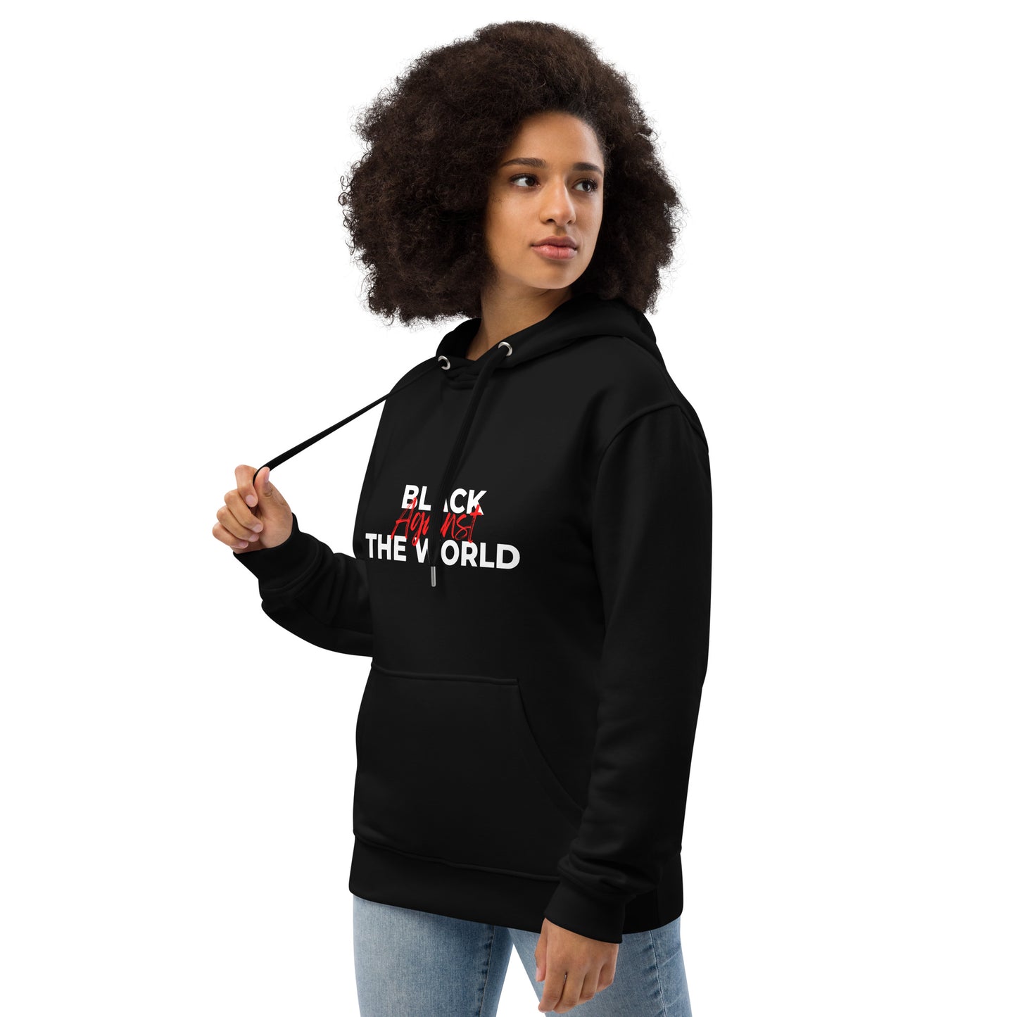 BATW Design 2 Premium Eco hoodie BLACK Unisex