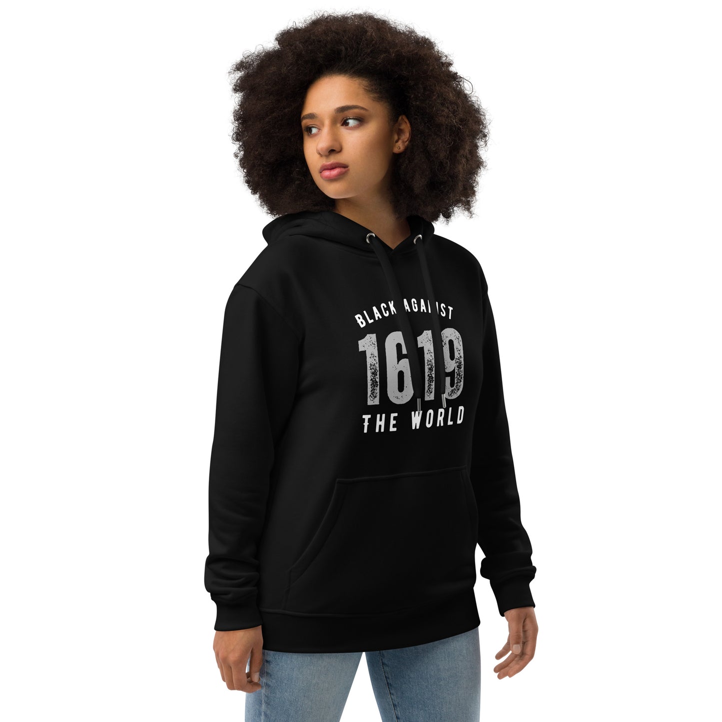 BATW Design 3 Premium Eco hoodie BLACK Unisex