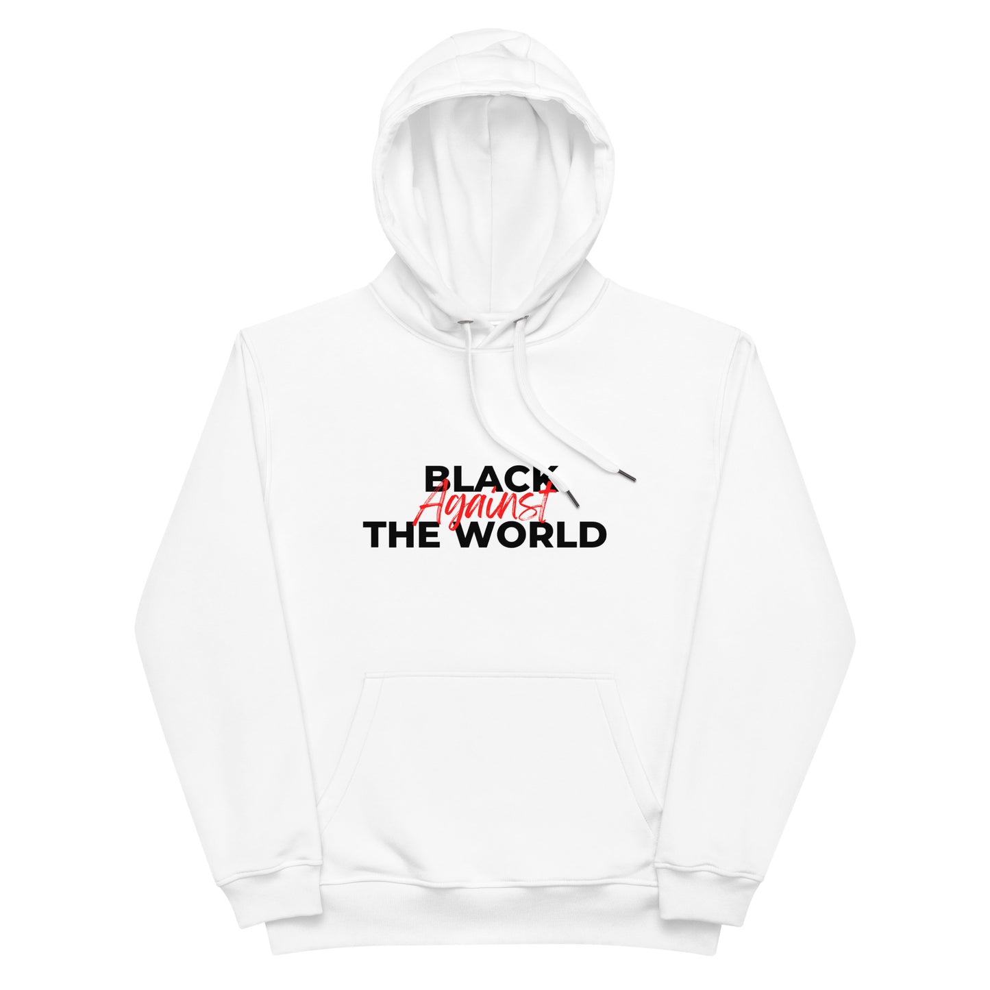 BATW Design 2 Premium Eco hoodie WHITE Unisex