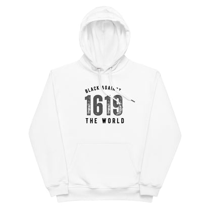 BATW Design 3 Premium Eco hoodie WHITE Unisex