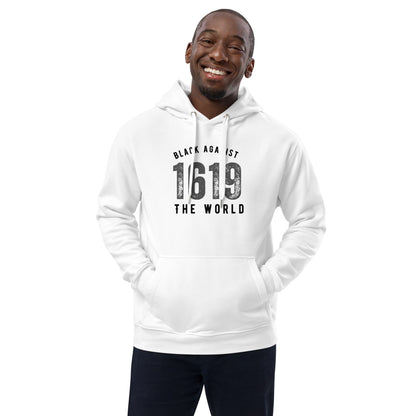 BATW Design 3 Premium Eco hoodie WHITE Unisex