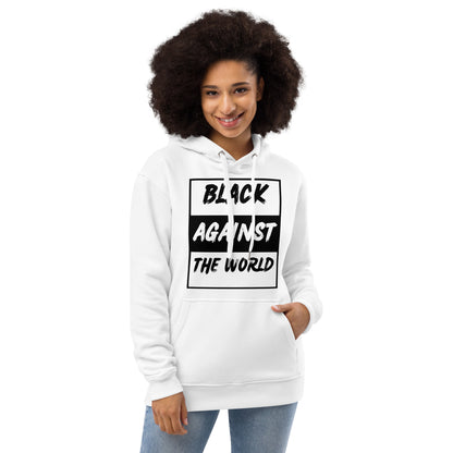 BATW Design 3 Premium Eco hoodie WHITE Unisex