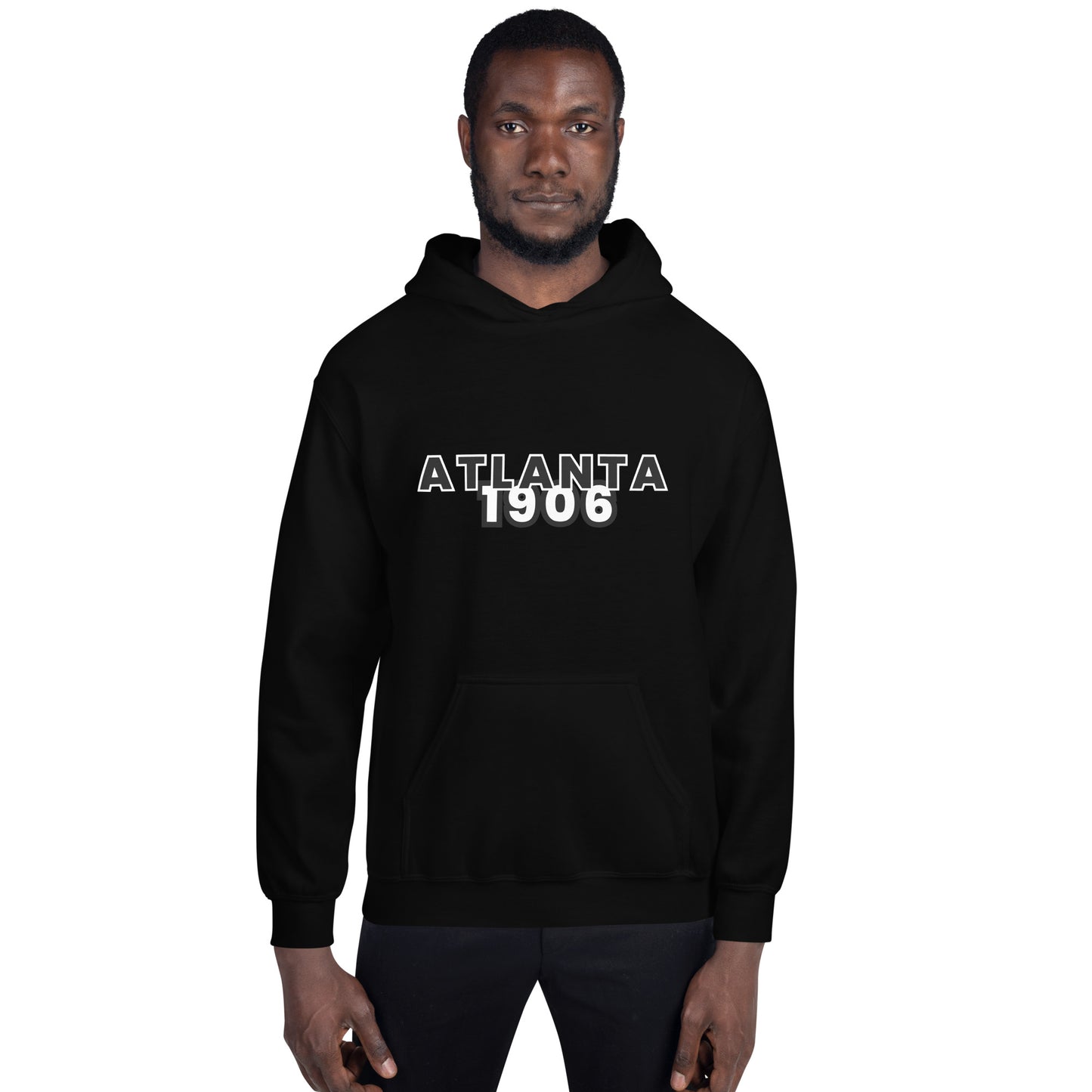 RRR Atlanta Unisex Hoodie BLACK/RED