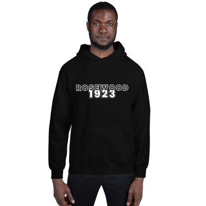 RRR Rosewood Unisex Hoodie BLACK/RED