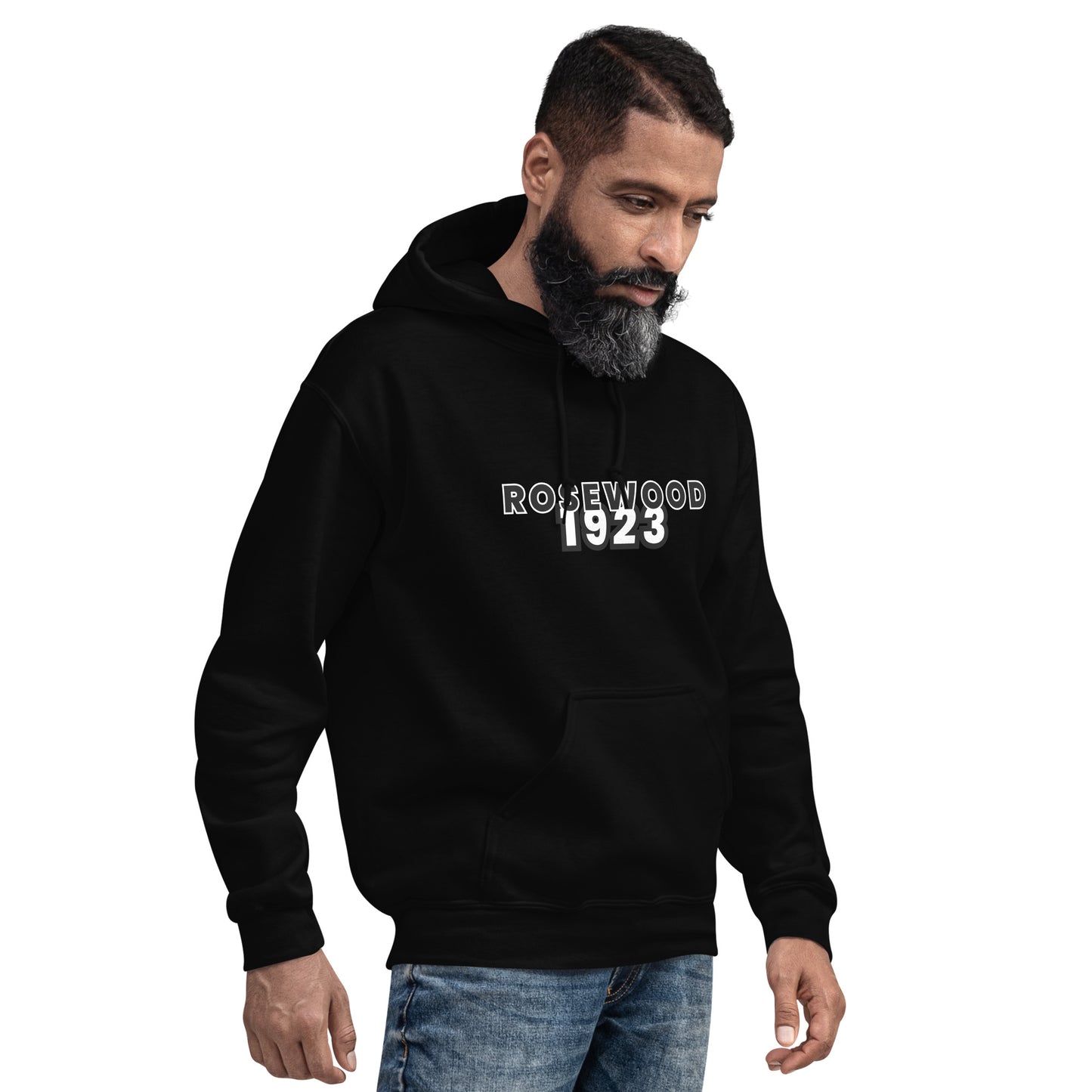 RRR Rosewood Unisex Hoodie BLACK/RED