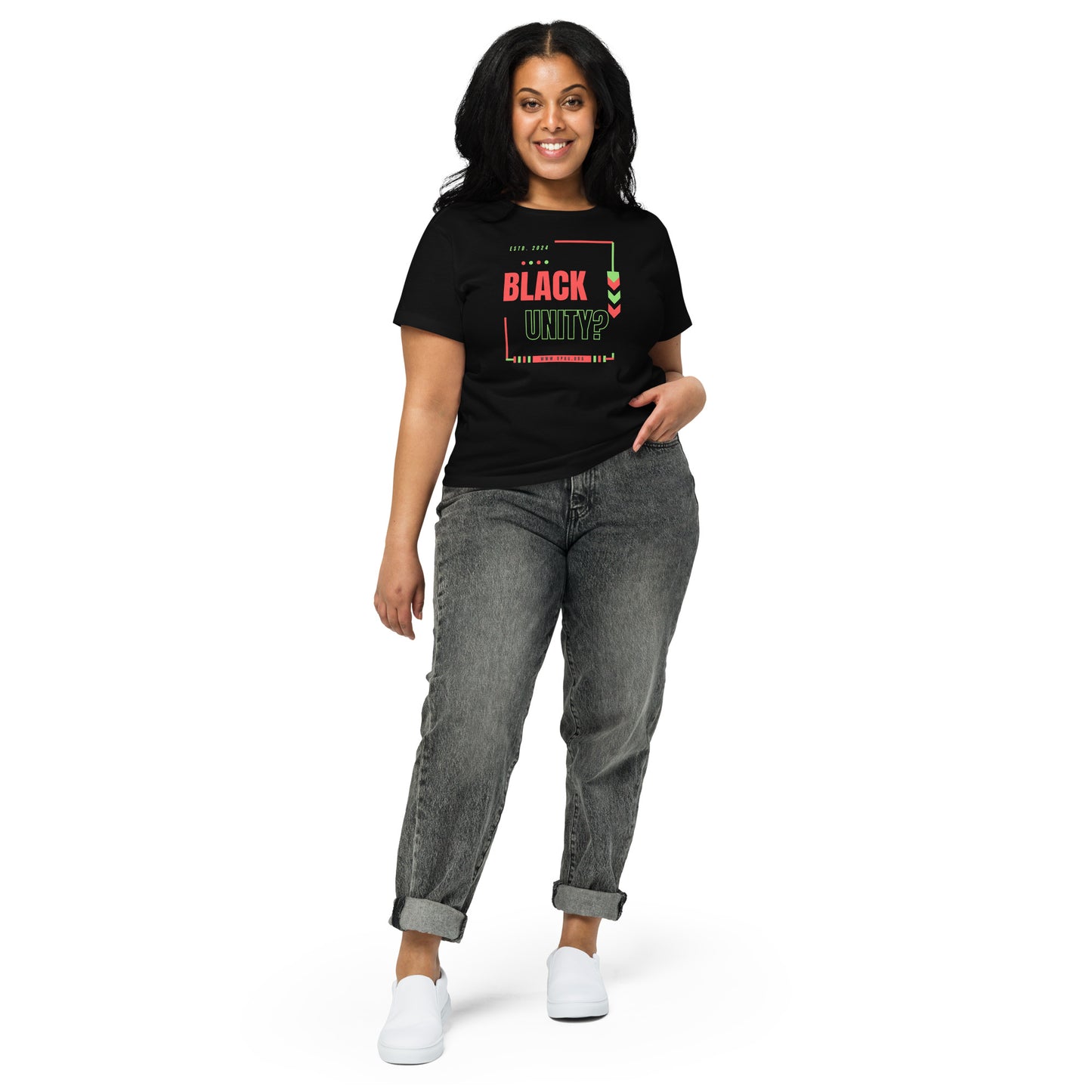 BATW Design 1 High-waisted T shirt WHITE/BLACK Women