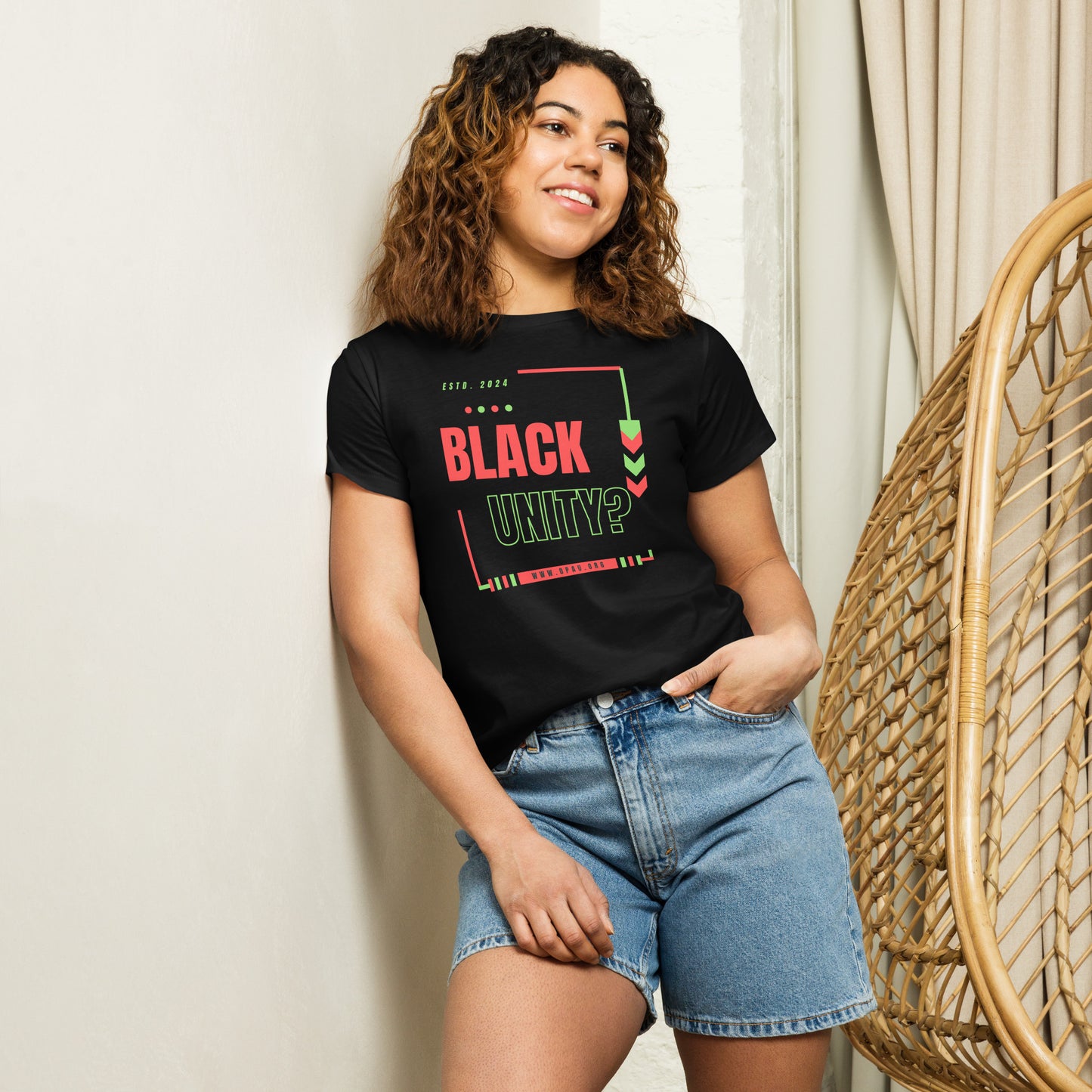 BATW Design 1 High-waisted T shirt WHITE/BLACK Women