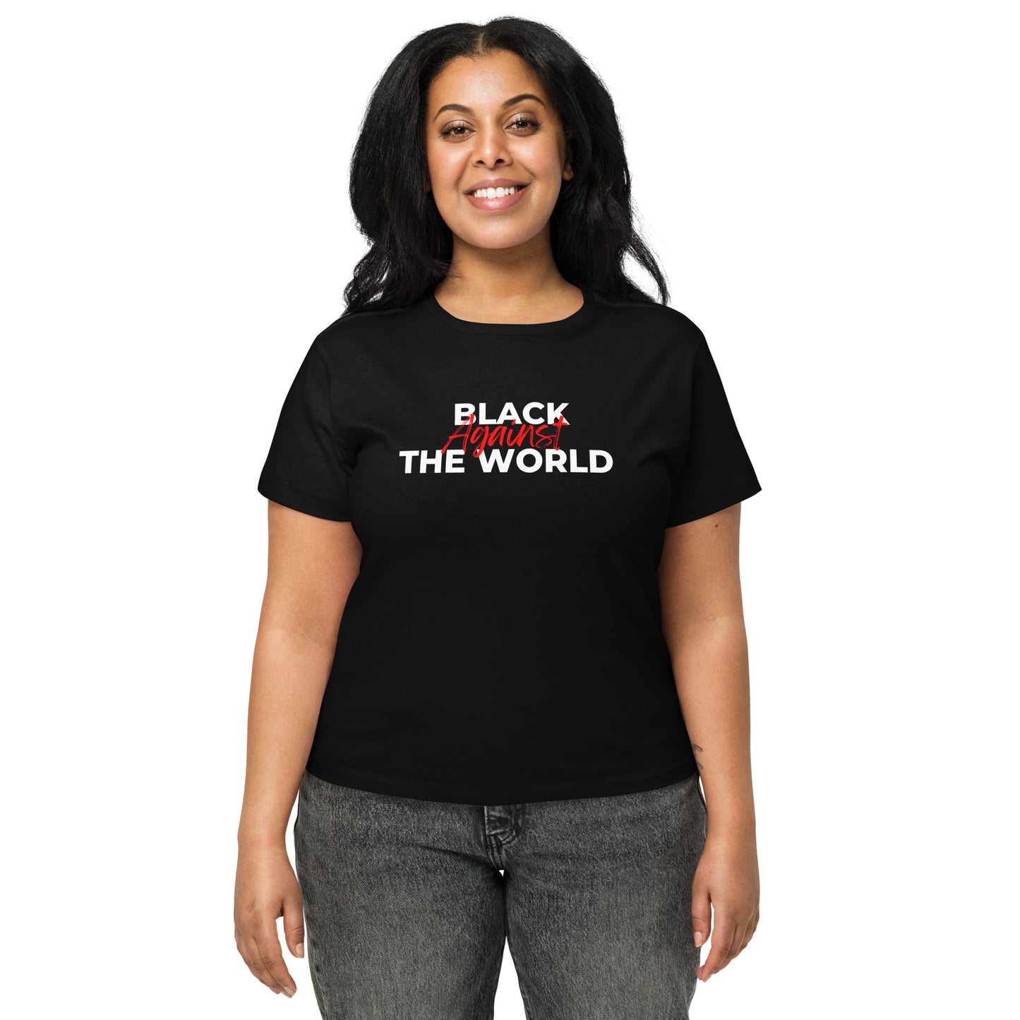 BATW Design 2 High-waisted T shirt BLACK Women